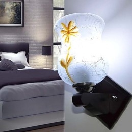 Kreativ Vegglampe I Massivt Tre Til Soverommet, Hodet På Sengen