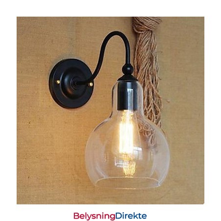 Moderne Restaurantpynt Vegglampe Smijernsglass