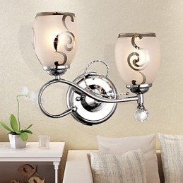 Vegglampe Krystall Moderne Samtids Metall