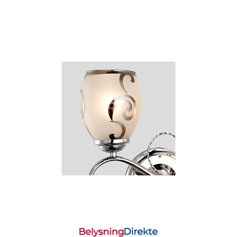 Vegglampe Krystall Moderne Samtids Metall