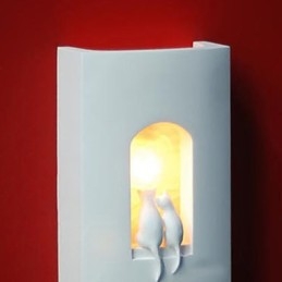 Mote Varm Barnerom Hengelampe Kreativ Kitty Gips Vegglampe Lys