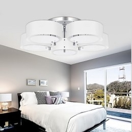 Innfelt Moderne Samtidsstil 5 Lys Taklampe Metall