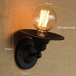 Retro Minimalistisk Nattbordstrapp Balkong Dekorativ Vegglampe