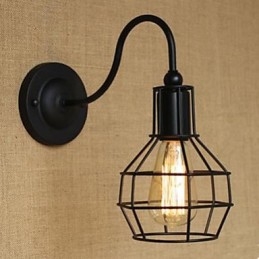 Moderne Barer Og Restauranter Smijernsvegglampe Stue Korridor Trapper Kafé