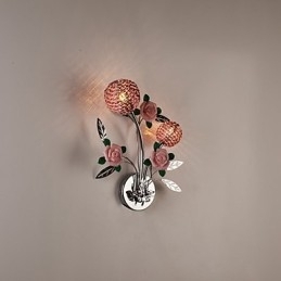 Vegglampe Krystall Moderne Samtids Metall