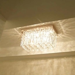 Moderne Samtidskunst Krystall Metall Innfelt