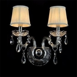 Krystall Mini Vegglampe Stearinlys Vegglamper Moderne Samtids Glass