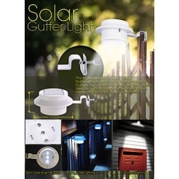 Solcelledrevet Taklampe Gjerde Gjerdelampe Lys Korridorlys Vegglampe Vask