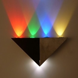 Multi T Fargetemperaturlampe Kreativ Barmodell Vegglampe I Metall
