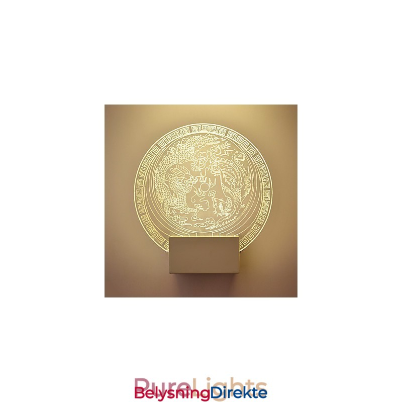Vegglampe Pvc-Lampe Moderne Samtidsstil Metall