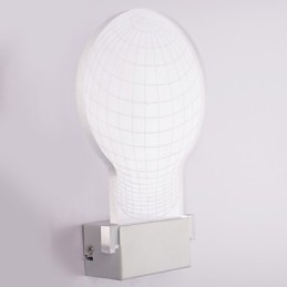 Akryl Vegglampe Pvc Lampelampe Chip Moderne Samtids Metall