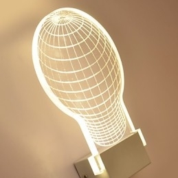 Akryl Vegglampe Pvc Lampelampe Chip Moderne Samtids Metall