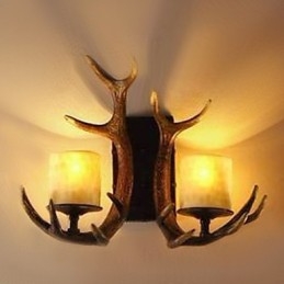 Vegglampe Med 2 Lys I Gevir-Stil