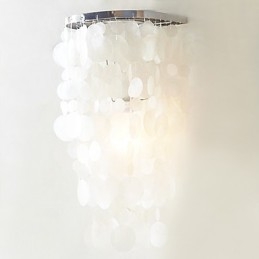 Stilig Vegglampe Med 1 Lys I Varm Hvit