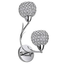 Krystall Vegglampe Moderne Samtids Metall