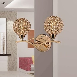 Moderne Elegant Vegglampe Med 2 Lys