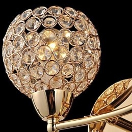 Krystall Vegglampe Lesevegglamper Moderne Samtids Metall