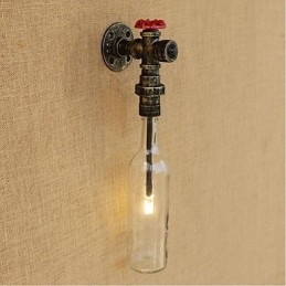 Rustikk Lodge Bronse-Element For Omgivelseslys Vegglampe Vegglampe