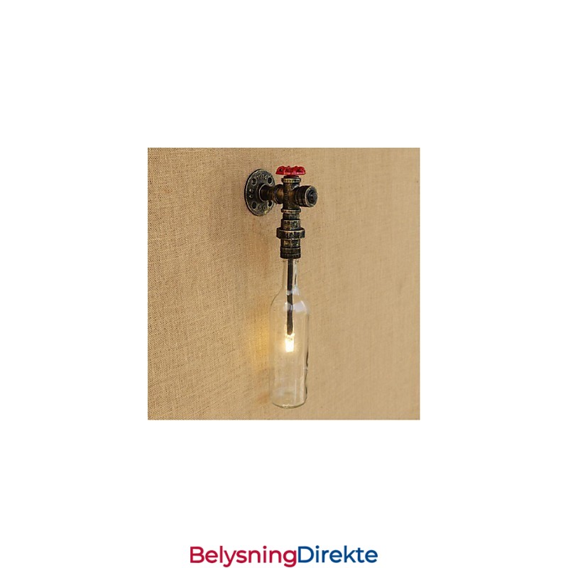 Rustikk Lodge Bronse-Element For Omgivelseslys Vegglampe Vegglampe