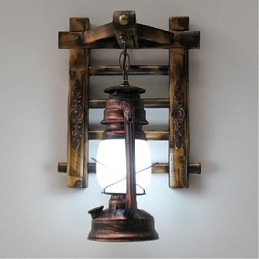 Kinesisk Retro Nostalgi Kreativ Belysning Parafinlampe Lanterner Vegglampe Vegglampe
