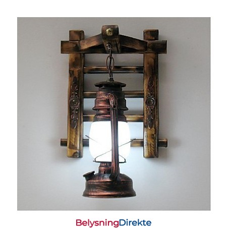 Kinesisk Retro Nostalgi Kreativ Belysning Parafinlampe Lanterner Vegglampe Vegglampe