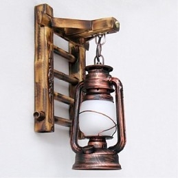 Kinesisk Retro Nostalgi Kreativ Belysning Parafinlampe Lanterner Vegglampe Vegglampe