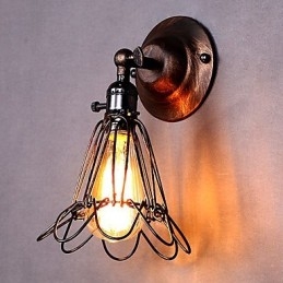 Moderne Samtidsstil Tradisjonell Klassisk Landlig Galvanisert Funksjon For Omgivelseslys Vegglampe Vegglampe