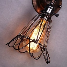 Moderne Samtidsstil Tradisjonell Klassisk Landlig Galvanisert Funksjon For Omgivelseslys Vegglampe Vegglampe