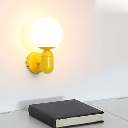 Moderne, Samtidsmalerifunksjon For Ministil, Øyebeskyttelse, Opplyst Vegglampe, Vegglampe