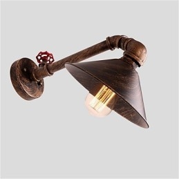 Vannrør Vegglamper Retro Industriell Stil Kreativ Landlig Metall Restaurant Kafé Barer Barbord Vegglamper