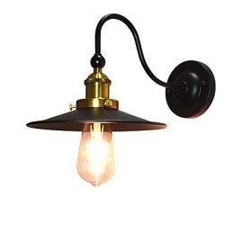 Vegglampe Vegglampe Veggjernsvegglampe Dum Black Lightsaber-Lampe På Veggen