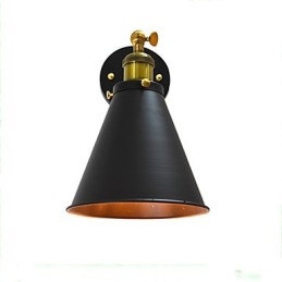 Light Buzz Paint Enkel Vegg Jern Vegglampe Dum Black Lyssabel Lampe På Vegg