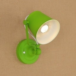 Landlig Retro-Maling Funksjon Justerbar For Svingarm Øyebeskyttelse Downlight Vegglamper Vegglampe