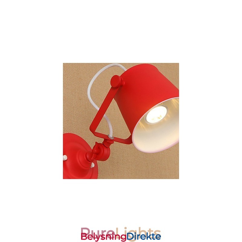 Landlig Retro-Maling Funksjon Justerbar For Svingarm Øyebeskyttelse Downlight Vegglamper Vegglampe