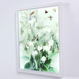 Integrert Moderne Samtidskunstnerisk Moderne Samtidsmalerifunksjon For Omgivende Lysvegglamper