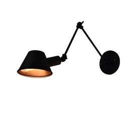Vegglampe Vegglampe Veggjernsvegglampe Dum Black Lightsaber-Lampe På Veggen