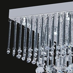 Kunstnerisk Taklampe I Krystallperledesign