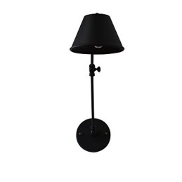 Vegglampe Vegglampe Veggjernsvegglampe Dum Black Lightsaber-Lampe På Veggen