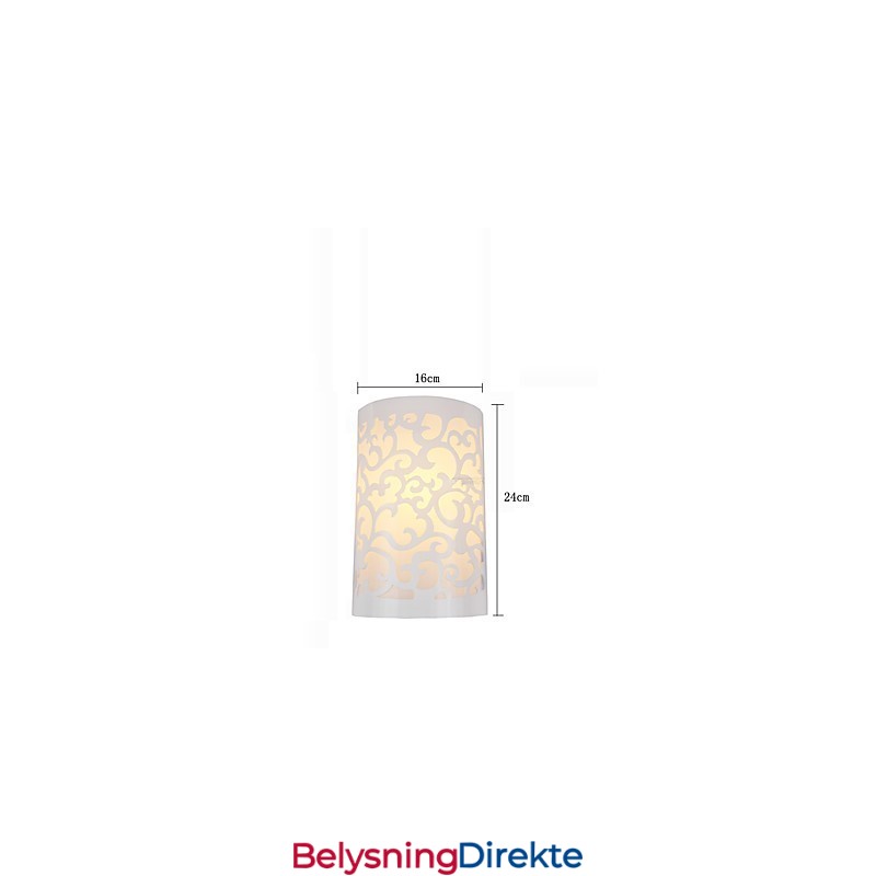 Metallisk Moderne, Moderne Innfelt Og Takmontert Lampe Med Vegglampe