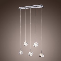 Moderne Og Moderne Pendellampe I Krystallkrom