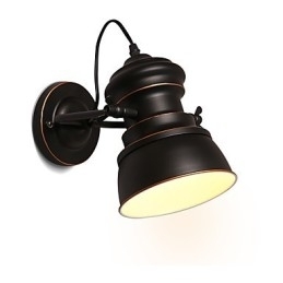 Industriell Vegglampe I Metall, Vintage, For Kafé, Klubb Og Bar