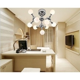 Kunstglasskulelampe