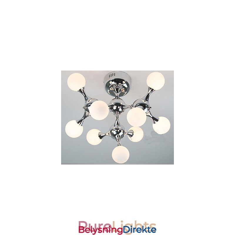 Kunstglasskulelampe