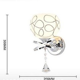 Moderne Samtidsstil Andre Funksjoner Opplyst Vegglampe Vegglampe