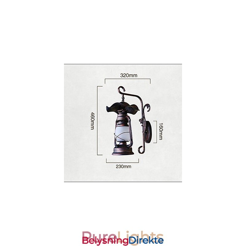 Vintage Andre Funksjoner Downlight Vegglampetter Vegglampe
