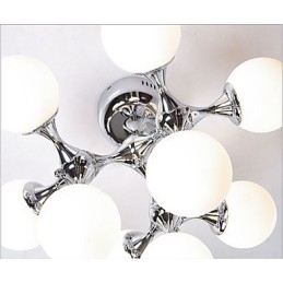Kunstglasskulelampe