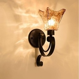 Vegglampe Enkel Stuelampe Jern Dekorativ Soverom Nattbordslampe Korridorlampe