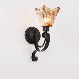 Vegglampe Enkel Stuelampe Jern Dekorativ Soverom Nattbordslampe Korridorlampe