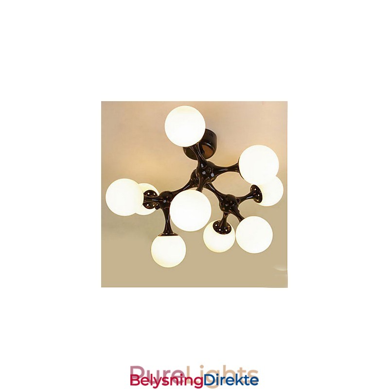 Kunstglasskulelampe