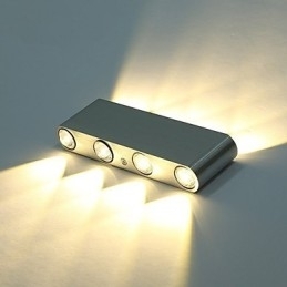 Moderne Vegglampe Til Innendørs Gang, Vegglampe I Aluminium, Dekorativ Belysning, Integrert